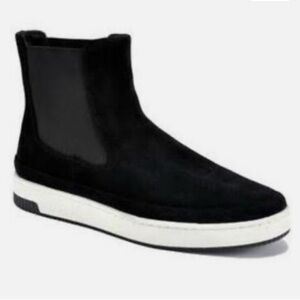 VINCE Rhys Suede Slip-On Sneakers Black | Size 9 (Fits 9.5)